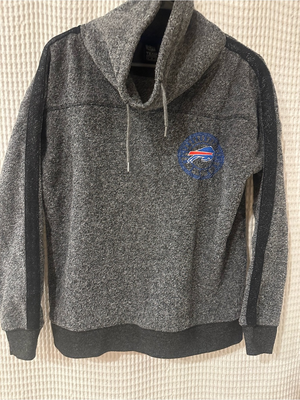 Buffalo Bills Gray Cowl Neck Pullover - Medium